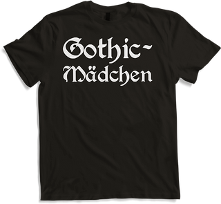 Produktbild von T-Shirt Gothic Mädchen Goth Dark Wave Batcave Spruch Gruftie Frauen