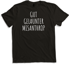 Produktbild von T-Shirt Gut gelaunter Misanthrop Introvetierte lustiges Sprüche