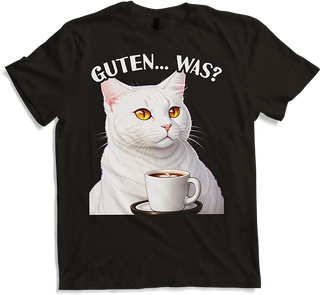 Produktbild von T-Shirt Guten Was? Freche Frauen Sprüche Kaffee Spruch Morgenmuffel