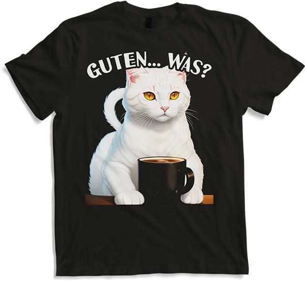 Produktbild von T-Shirt Guten Was? Freche Frauen Sprüche Kaffee Spruch Morgenmuffel