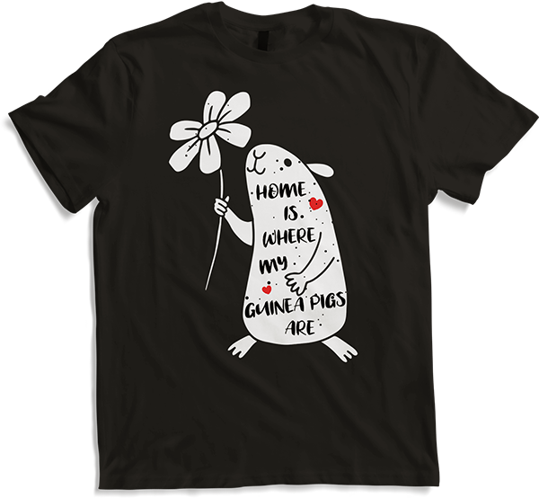 Home Is Where My Guinea Pigs Are Funny Meerschweinchen Spruch