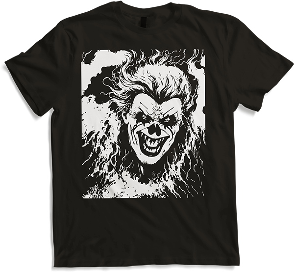 Produktbild von T-Shirt Horror Clown Gruseliger Halloween Horror Film Evil Clowns