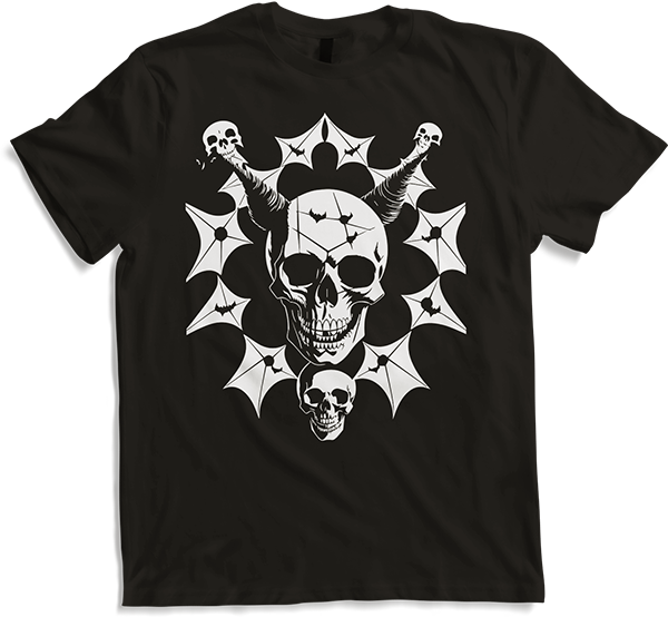 Produktbild von T-Shirt Horror Skull Skull Art Skull Gothic Heavy Metal
