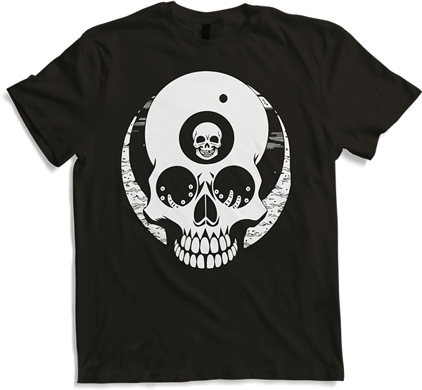 Produktbild von T-Shirt Horror Skull Skull Art Skull Gothic Heavy Metal