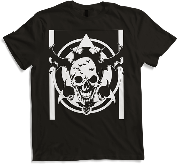 Produktbild von T-Shirt Horror Skull Skull Art Skull Gothic Heavy Metal