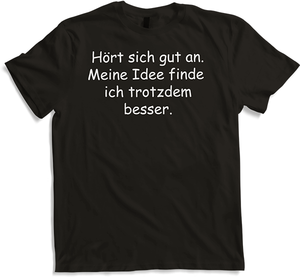 Produktbild von T-Shirt Hört sich gut an Lustiger frecher Mädchen Spruch Teenager