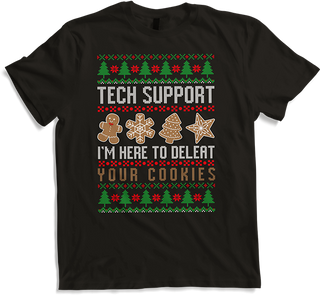 Produktbild von T-Shirt IT Support Ugly Christmas Nerds Geeks Administrator Server