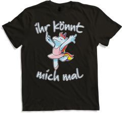 Produktbild von T-Shirt Ihr könnt mich mal Einhorn Frecher Spruch Teenager Mädchen