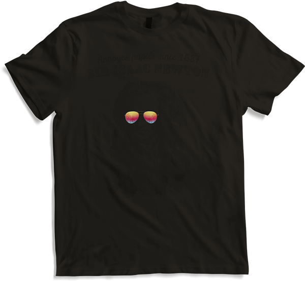 Produktbild von T-Shirt Isaac Newton | Lustiger Spruch | Für Physiker und Lehrer