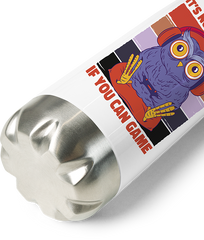 Produktbild vom Boden der Thermoflasche It's Not A Bad Day If You Can Game Eule Zocker Gamer Spruch