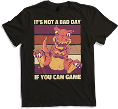 Produktbild von T-Shirt It's Not A Bad Day If You Can Game T-Rex Zocker Gamer Spruch