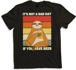 Produktbild von T-Shirt It's Not A Bad Day If You Have Beer Bier Spruch Biertrinker
