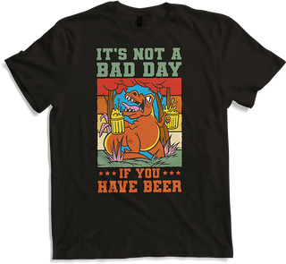 Produktbild von T-Shirt It's Not A Bad Day If You Have Beer Spruch Drinker Pub Pub