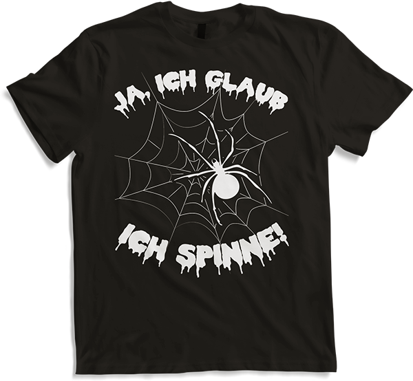 Produktbild von T-Shirt Ja ich glaub ich spinne Spruch Krabbenspinne Spinnen