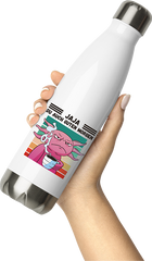 Produktbild von Thermosflasche von Hand gehalten Jaja, Du auch guten Morgen Morgenmuffel Lustiger Axolotl