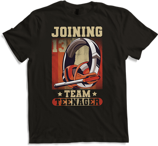 Produktbild von T-Shirt Joining Team Teenager Spruch Teen Gamer Boy 13. Geburtstag