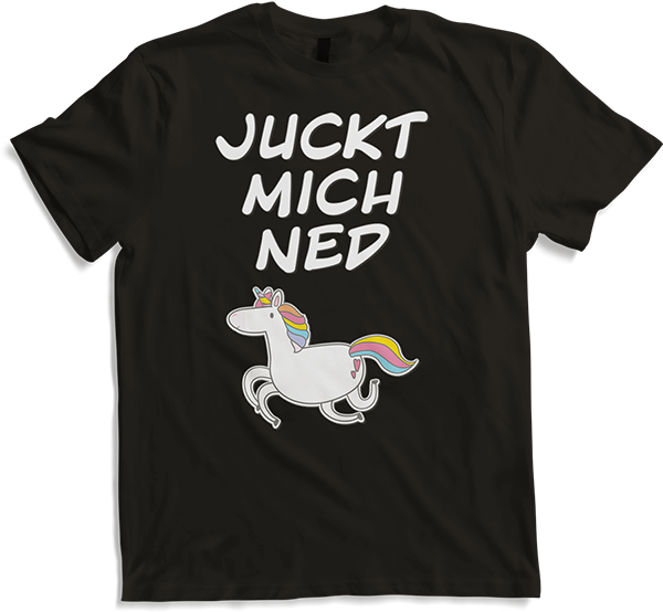 Produktbild von T-Shirt Juckt mich ned Einhorn | Lustiger Cooler Spruch für Mädchen