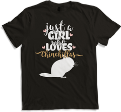 Produktbild von T-Shirt Just A Girl Who Loves Chinchillas | Lustiger Chinchilla