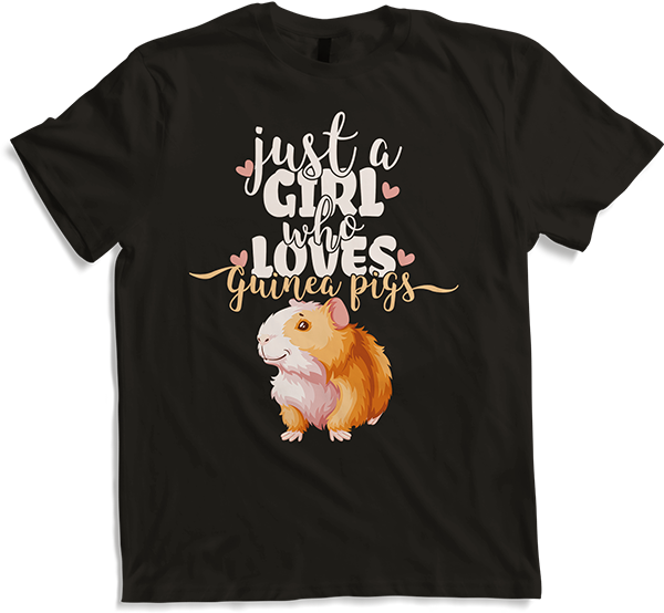 Produktbild von T-Shirt Just A Girl Who Loves Meerschweinchen | Lustiges Nager