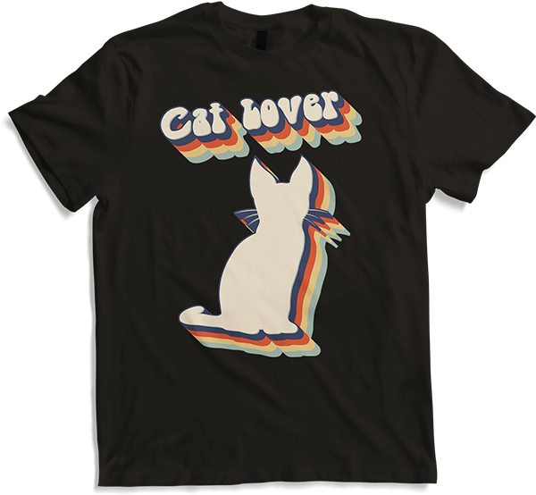 Produktbild von T-Shirt Katze | Vintage Stil | Shirt für Katzenbesitzer | Geschenk