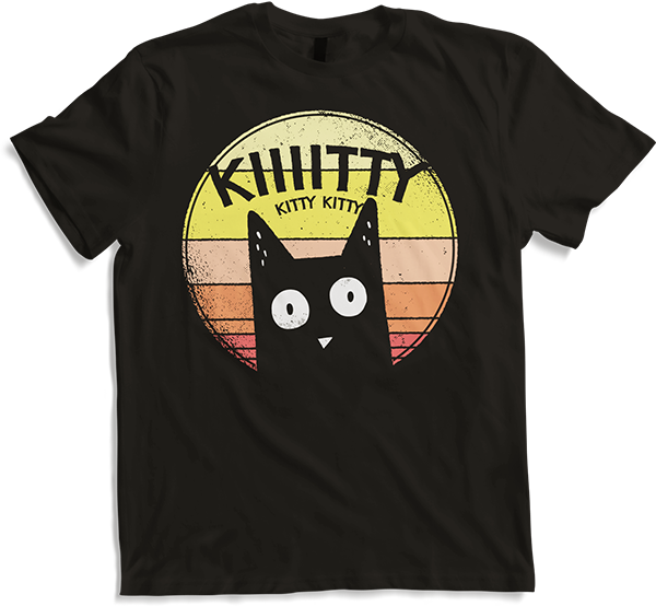 Produktbild von T-Shirt Kiiiitty Kitty Kitty Sarkastischer Ironischer Katzen Spruch