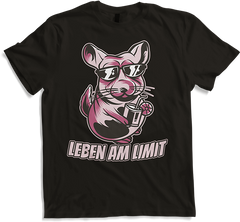 Produktbild von T-Shirt Leben am Limit Chinchilla Sprüche für Mädchen & Jungs