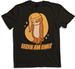 Produktbild von T-Shirt Leben am Limit lustiger Faultier Sprüche für Mädchen & Jungs