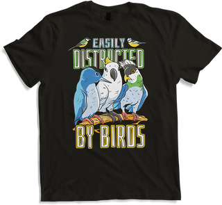 Produktbild von T-Shirt Leicht abgelenkt durch Vogelbeobachtung