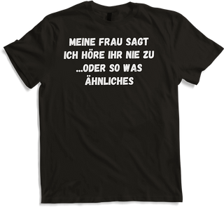 Produktbild von T-Shirt Lustige Ehemänner Sprüche für humorvolle Ehepaare Ehefrau