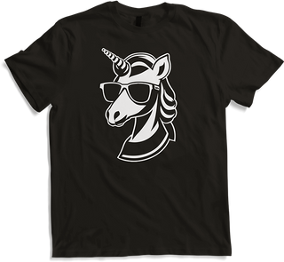 Produktbild von T-Shirt Lustige Einhörner tragen Sonnenbrille cooles Einhorn