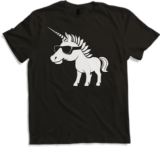 Produktbild von T-Shirt Lustige Einhörner tragen Sonnenbrille cooles Einhorn