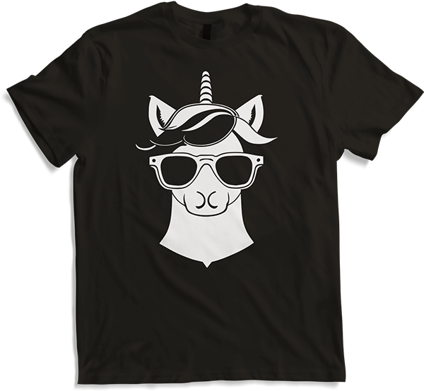 Produktbild von T-Shirt Lustige Einhörner tragen Sonnenbrille cooles Einhorn