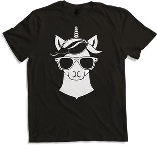Produktbild von T-Shirt Lustige Einhörner tragen Sonnenbrille cooles Einhorn
