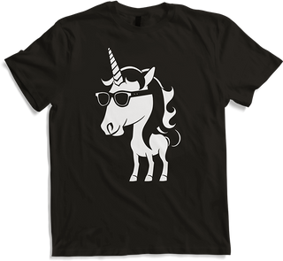 Produktbild von T-Shirt Lustige Einhörner tragen Sonnenbrille cooles Einhorn