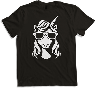 Produktbild von T-Shirt Lustige Einhörner tragen Sonnenbrille cooles Einhorn