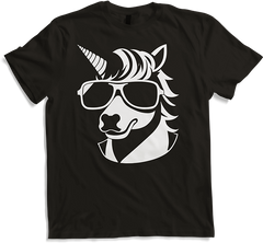 Produktbild von T-Shirt Lustige Einhörner tragen Sonnenbrille cooles Einhorn