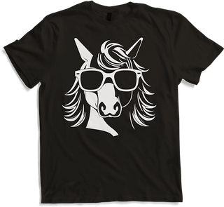 Produktbild von T-Shirt Lustige Einhörner tragen Sonnenbrille cooles Einhorn