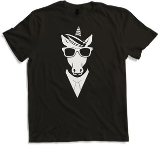 Produktbild von T-Shirt Lustige Einhörner tragen Sonnenbrille cooles Einhorn