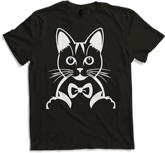 Produktbild von T-Shirt Lustige Katze Silhouette freche lustige Katzen