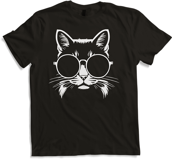 Produktbild von T-Shirt Lustige Katze mit Sonnenbrille Kätzchen Sunglas Katzen