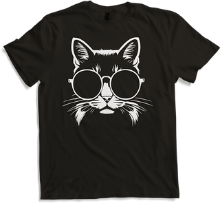 Produktbild von T-Shirt Lustige Katze mit Sonnenbrille Kätzchen Sunglas Katzen