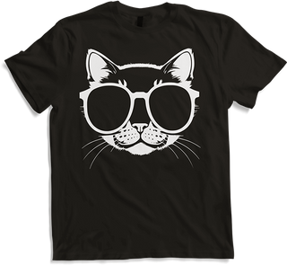 Produktbild von T-Shirt Lustige Katze mit Sonnenbrille Kätzchen Sunglas Katzen