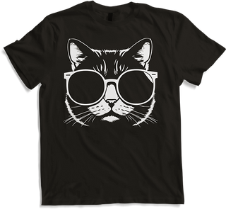 Produktbild von T-Shirt Lustige Katze mit Sonnenbrille Kätzchen Sunglas Katzen