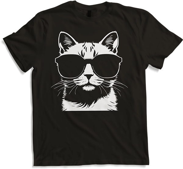 Produktbild von T-Shirt Lustige Katze mit Sonnenbrille Kätzchen Sunglas Katzen