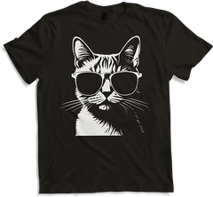 Produktbild von T-Shirt Lustige Katze mit Sonnenbrille Kätzchen Sunglas Katzen