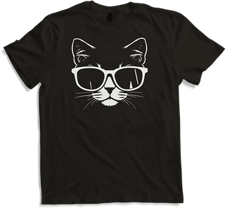 Produktbild von T-Shirt Lustige Katze mit Sonnenbrille Kätzchen Sunglas Katzen