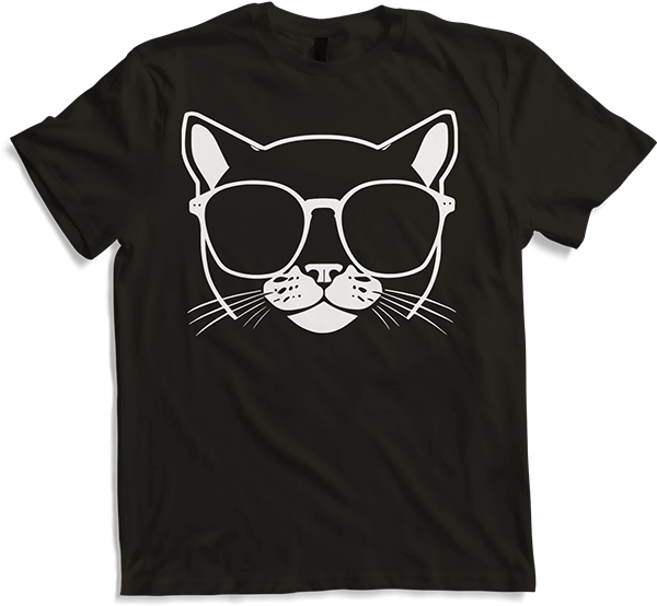 Produktbild von T-Shirt Lustige Katze mit Sonnenbrille Kätzchen Sunglas Katzen