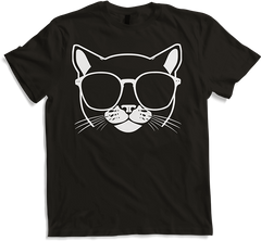 Produktbild von T-Shirt Lustige Katze mit Sonnenbrille Kätzchen Sunglas Katzen