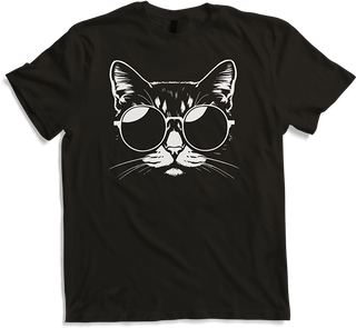 Produktbild von T-Shirt Lustige Katze mit Sonnenbrille Kätzchen Sunglas Katzen