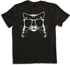 Produktbild von T-Shirt Lustige Katze mit Sonnenbrille Kätzchen Sunglas Katzen